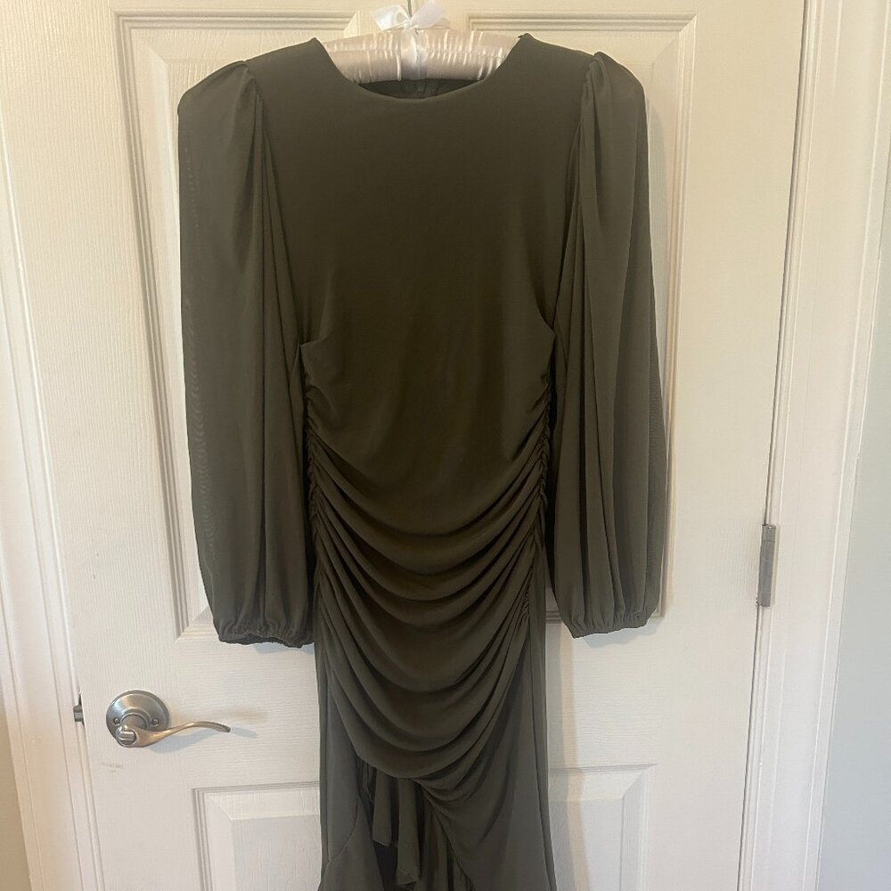 army green dress - NWOT